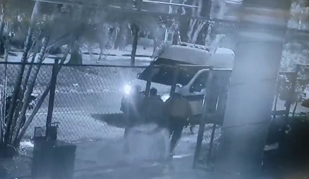 Pantallazo de video de la estación del Guabal Pantallazo de video de la estación del Guabal