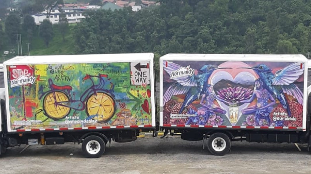 El arte sobre ruedas, la apuesta de Normandy para apoyar a artistas locales