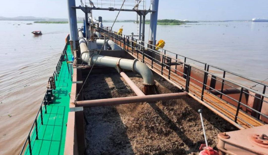 Los trabajos son adelantados entre la bahía de Cartagena y el puente que comunica a Barú con el corregimiento de Pasacaballos Los trabajos son adelantados entre la bahía de Cartagena y el puente que comunica a Barú con el corregimiento de Pasacaballos