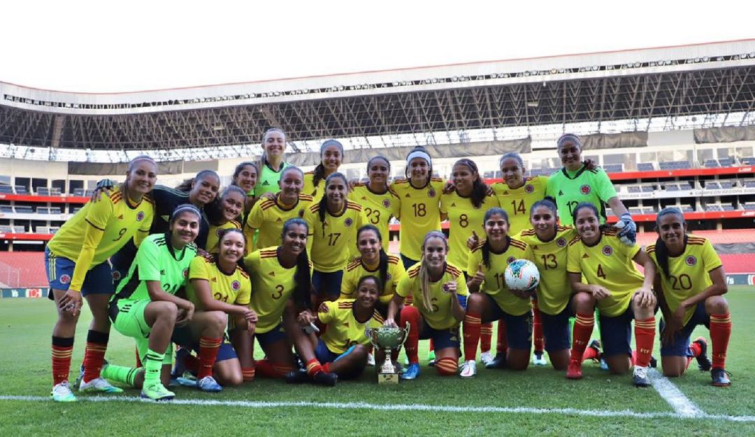 Las jugadoras de la Selección Colombia Femenina durante su último amistoso ante Ecuador. Las jugadoras de la Selección Colombia Femenina durante su último amistoso ante Ecuador.