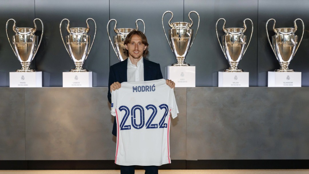 Luka Modric renueva con el Real Madrid hasta 2022