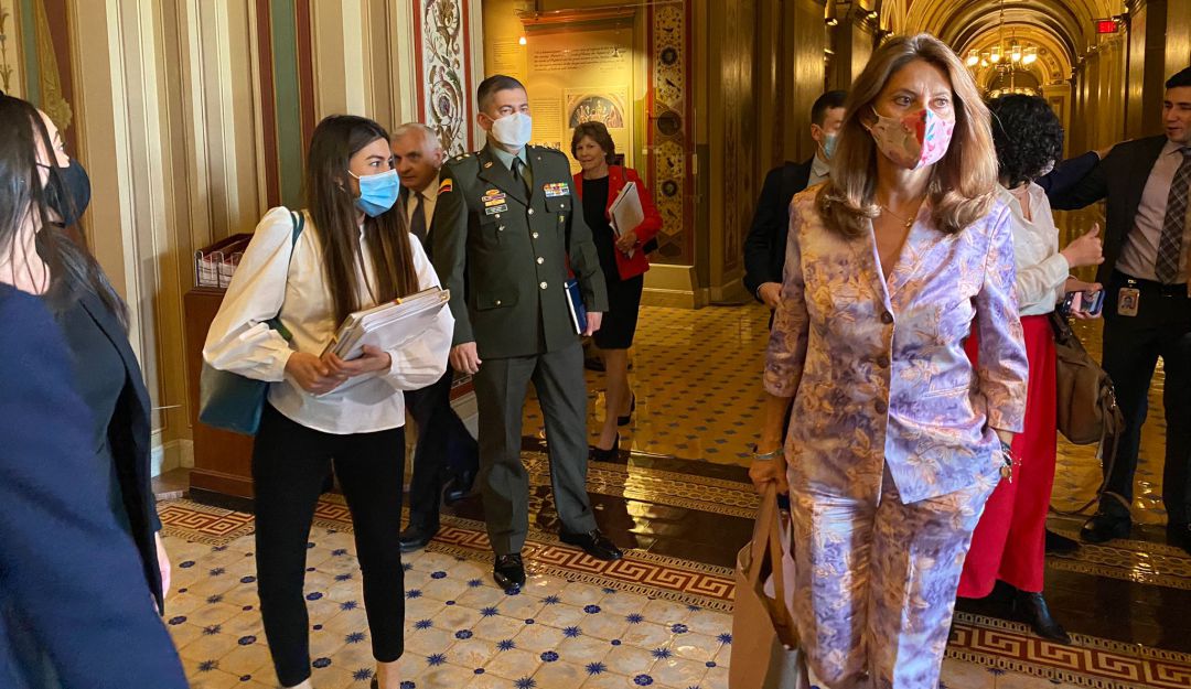 La vicepresidenta y canciller, Marta Lucía Ramírez, ha adelantado varias reuniones durante su visita en Washington D.C. La vicepresidenta y canciller, Marta Lucía Ramírez, ha adelantado varias reuniones durante su visita en Washington D.C.