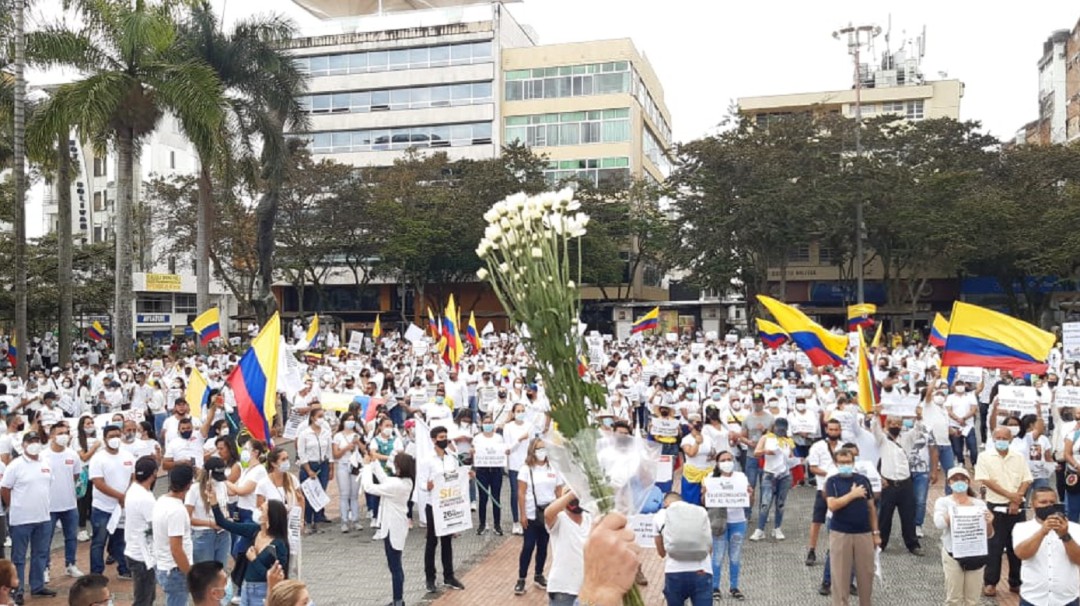 Marcha por la reconciliación y contra los bloqueos en Armenia