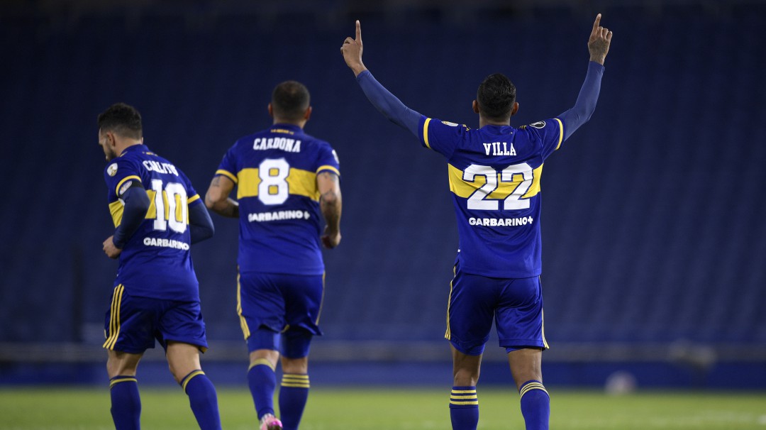 Gol de Sebastián Villa en clasificación de Boca a octavos de Libertadores