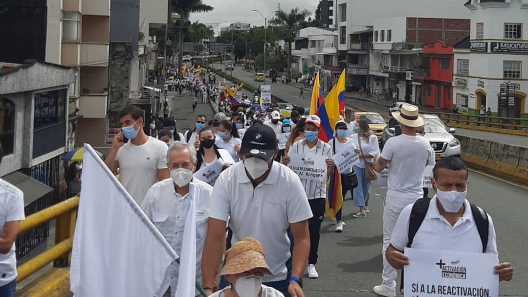 280 actividades entre marchas y bloqueos en un mes de paro en Quindío