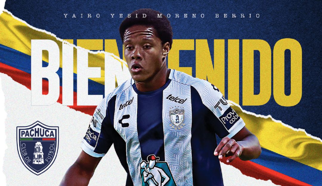 La bienvenida del Pachuca a Yairo Moreno. La bienvenida del Pachuca a Yairo Moreno.
