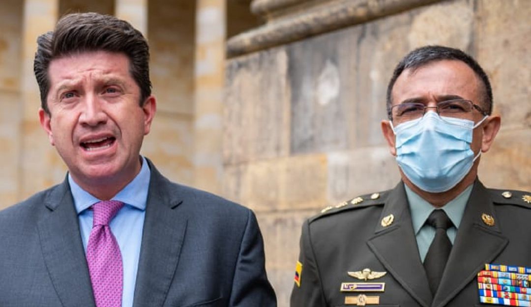 El ministro Diego Molano defendió el uso legítimo de la fuerza contra el vandalismo. El ministro Diego Molano defendió el uso legítimo de la fuerza contra el vandalismo.
