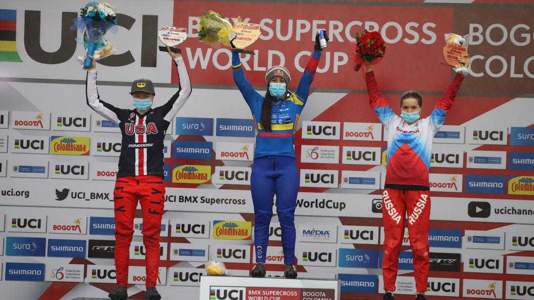 Mariana Pajón, campeona en la cuarta válida de la Copa Mundo BMX