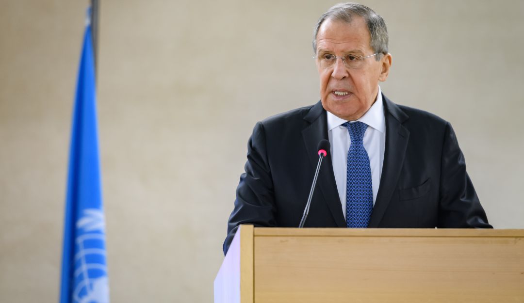 El ministro de Relaciones Exteriores ruso, Serguéi Lavrov. El ministro de Relaciones Exteriores ruso, Serguéi Lavrov.