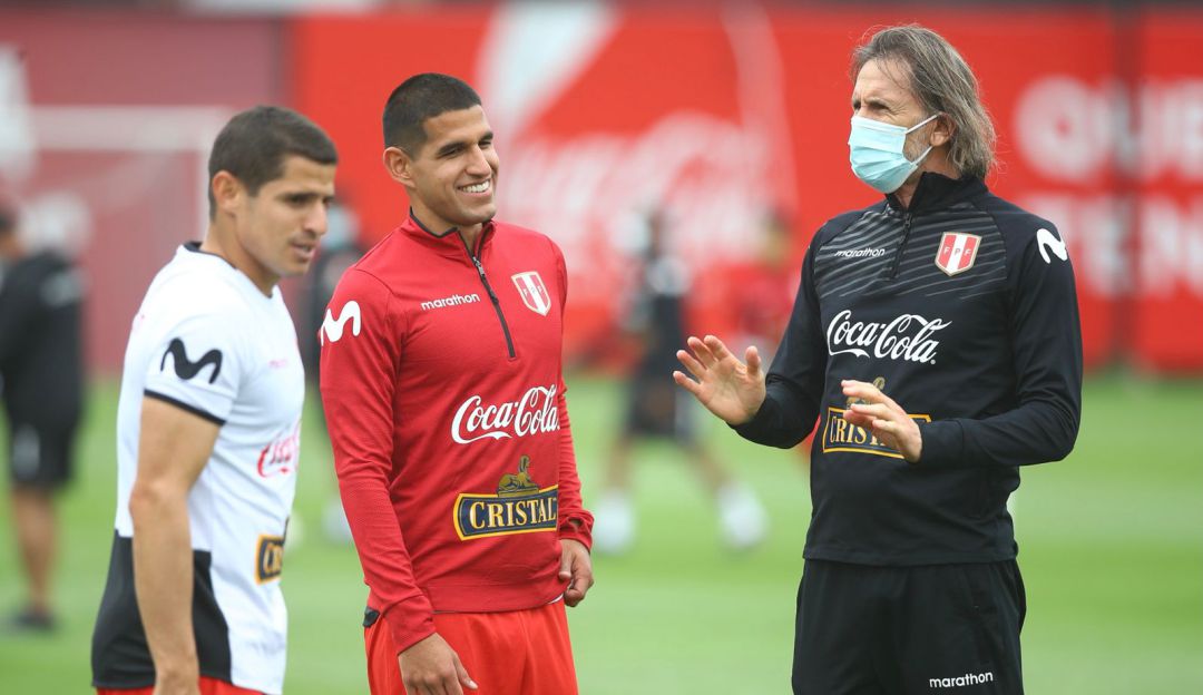 Ricardo Gareca, entrenador de la Selección de Perú, prepara el juego contra Colombia Ricardo Gareca, entrenador de la Selección de Perú, prepara el juego contra Colombia