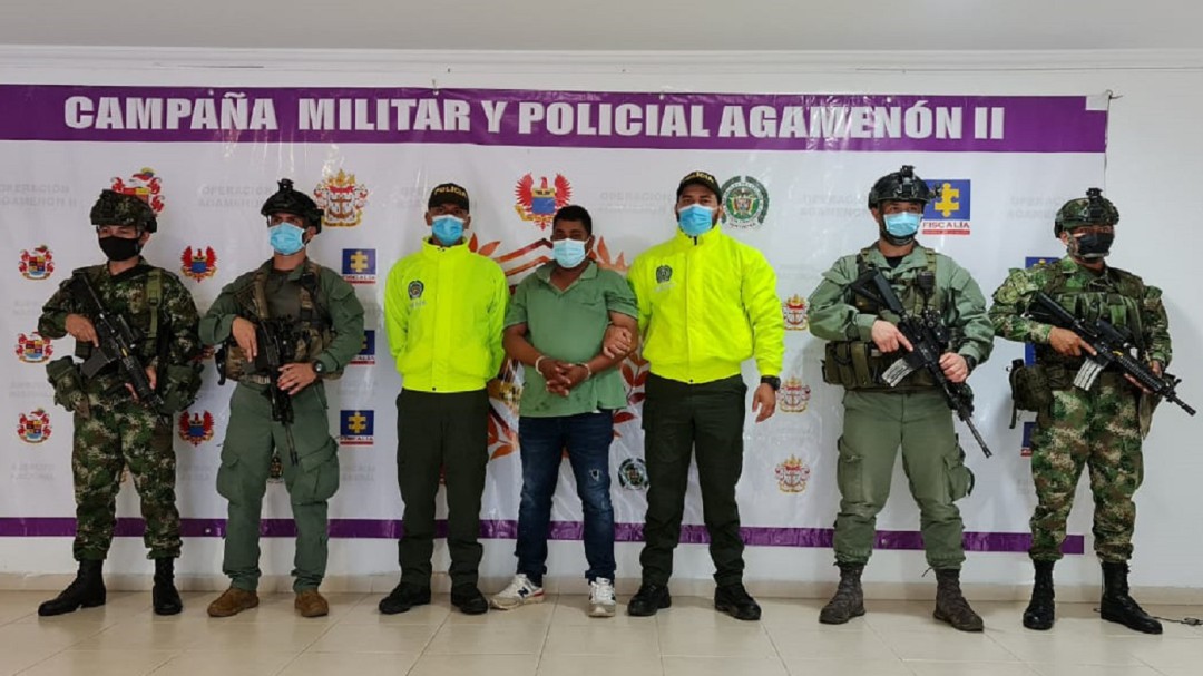 Capturado alias "soldado", presunto cabecilla del Clan del Golfo en Turbo