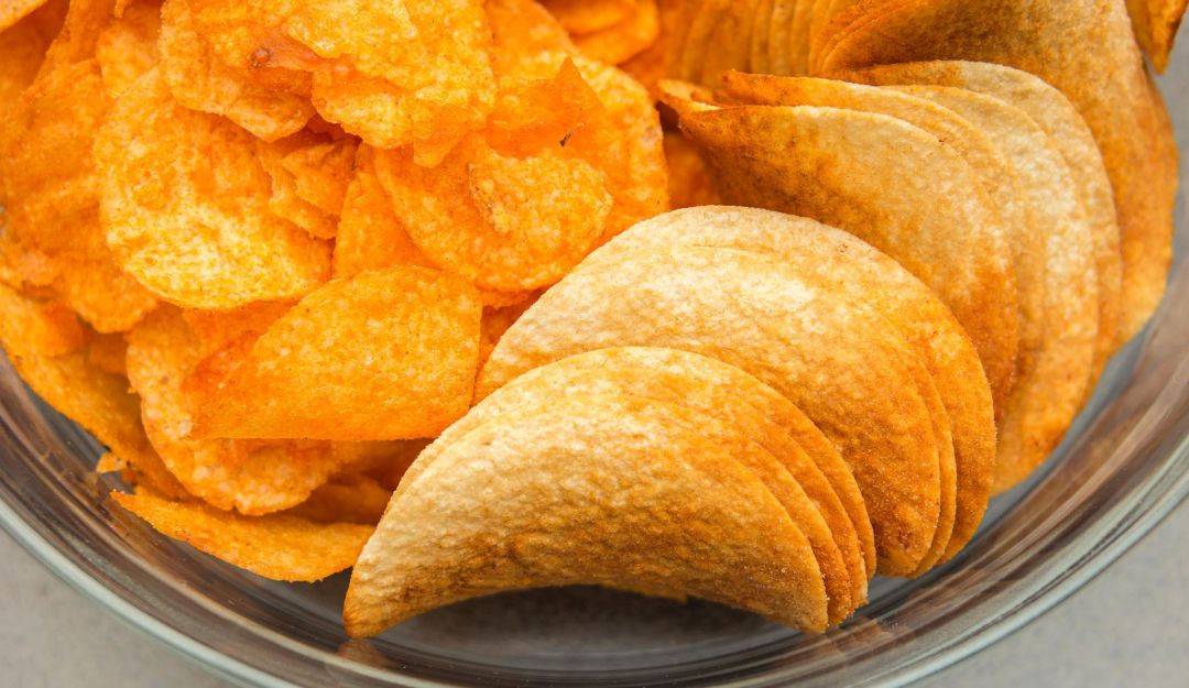 Papas fritas de paquete Papas fritas de paquete