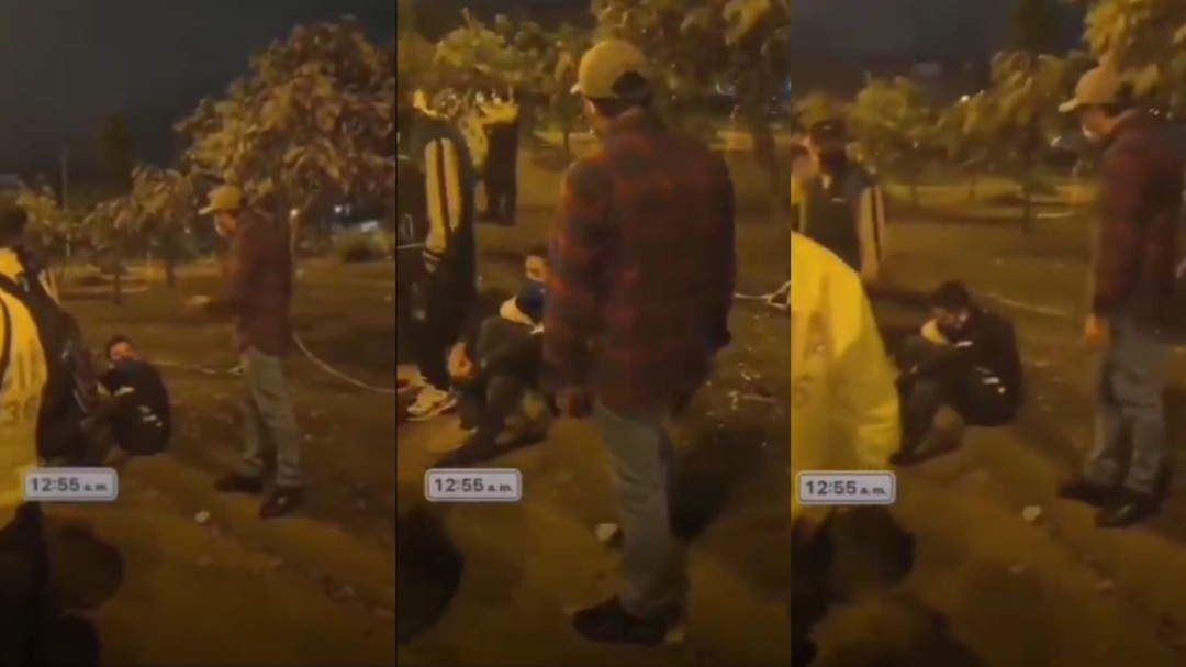 "No sabe nada del país": joven manifestante es regañado por su padre