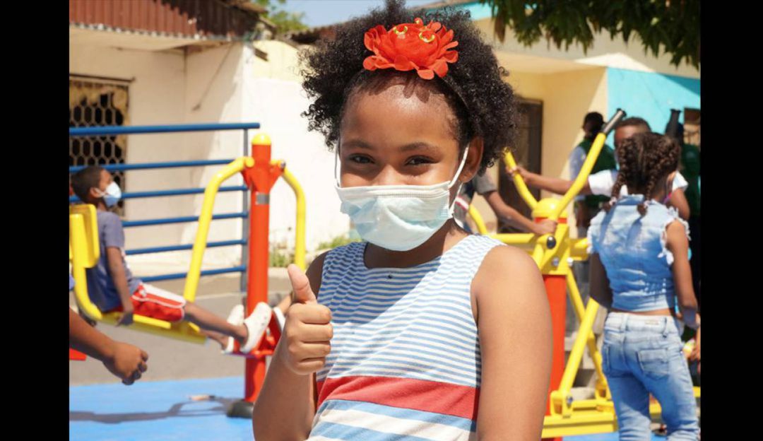 Con la reactivación cultural los niños volvieron a los parques en Barranquilla. Con la reactivación cultural los niños volvieron a los parques en Barranquilla.