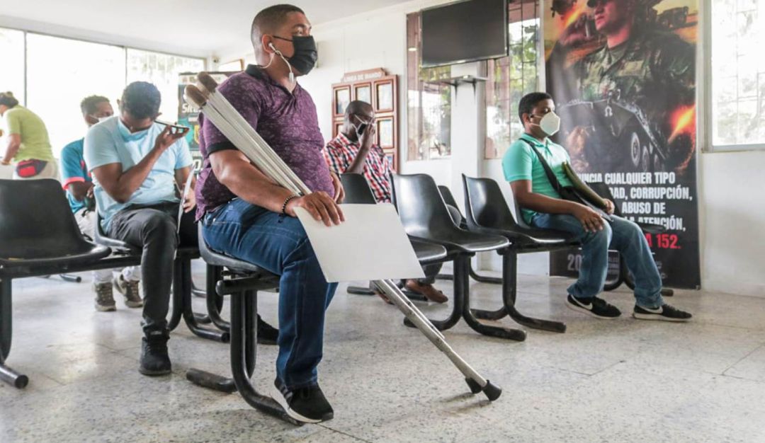 Actividad dirigida a hombres y jóvenes con discapacidad, en las instalaciones del Distrito Militar N°14 Actividad dirigida a hombres y jóvenes con discapacidad, en las instalaciones del Distrito Militar N°14