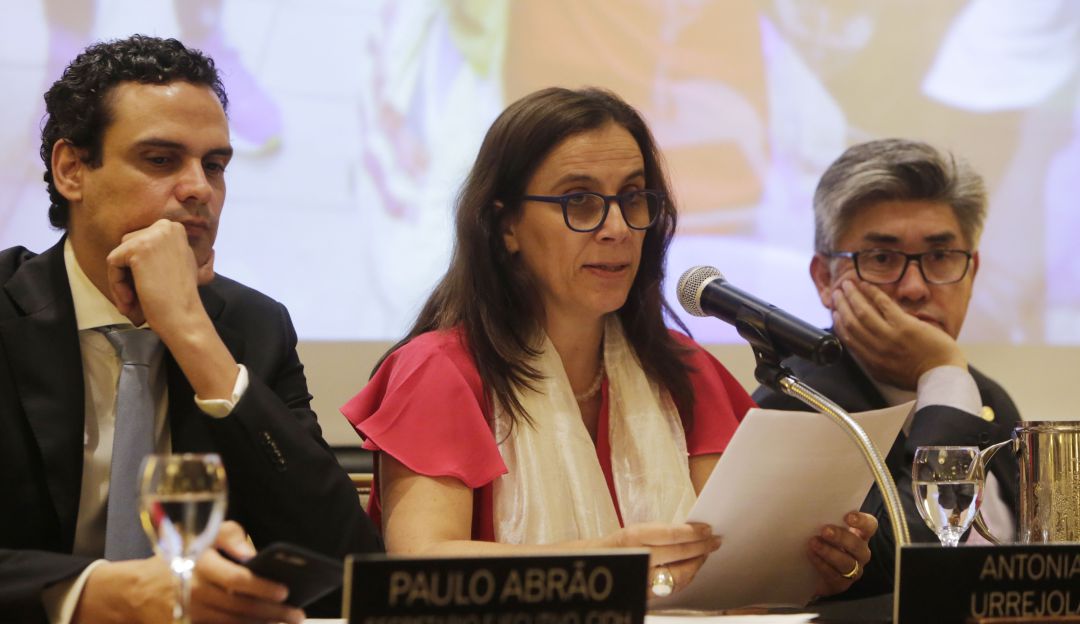 Comisionada Antonia Urrejola, presidenta de la Comisión Interamericana de Derechos Humanos Comisionada Antonia Urrejola, presidenta de la Comisión Interamericana de Derechos Humanos
