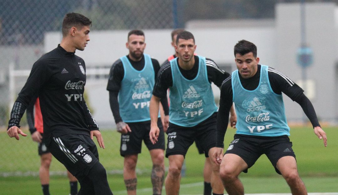 Argentina entrena pensando en el partido ante Colombia Argentina entrena pensando en el partido ante Colombia