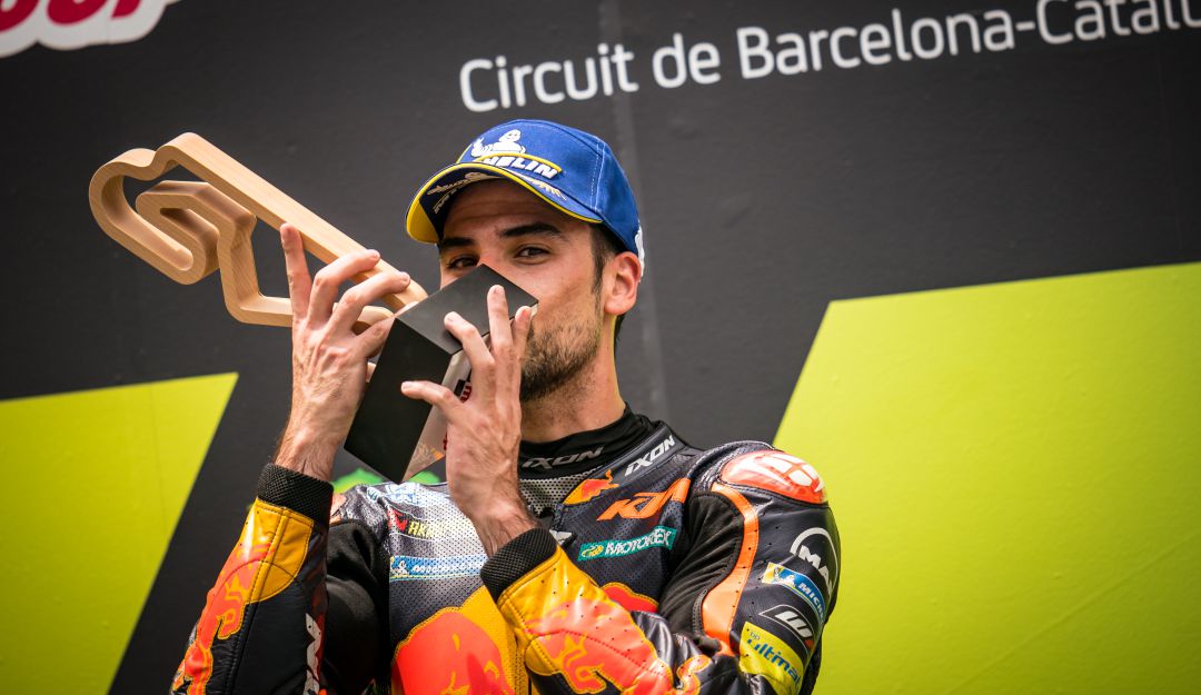 Miguel Oliveira, ganador del GP de Cataluña en el mundial de motociclismo Miguel Oliveira, ganador del GP de Cataluña en el mundial de motociclismo