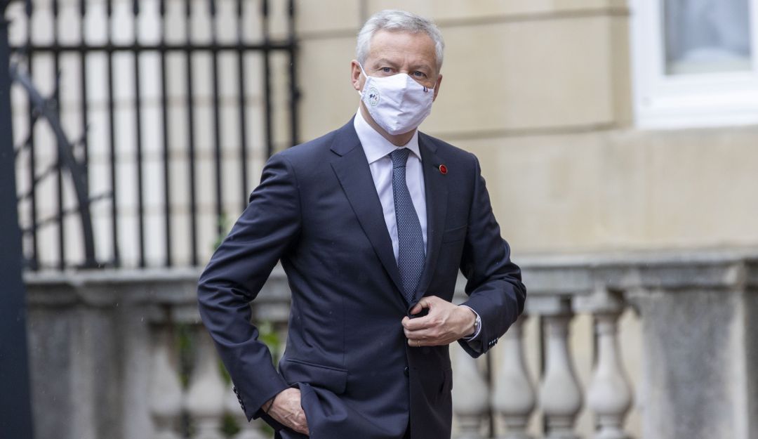 El ministro de Finanzas de Francia, Bruno Le Maire El ministro de Finanzas de Francia, Bruno Le Maire