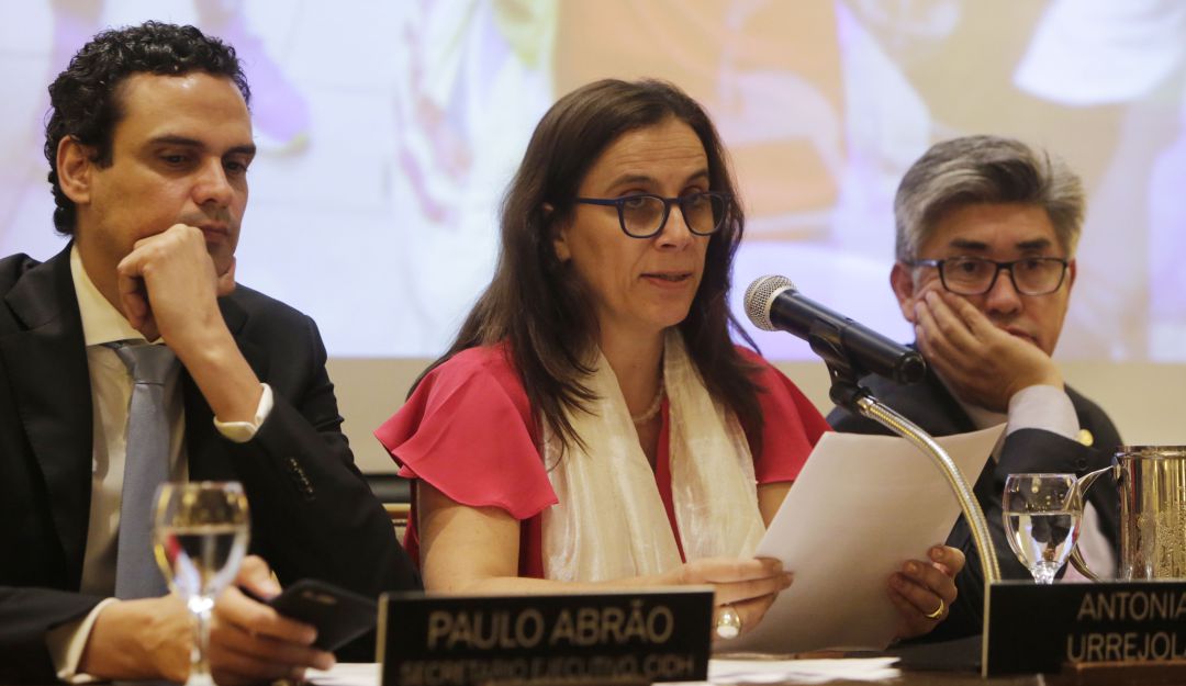 Comisionada Antonia Urrejola, presidenta de la Comisión Interamericana de Derechos Humanos Comisionada Antonia Urrejola, presidenta de la Comisión Interamericana de Derechos Humanos