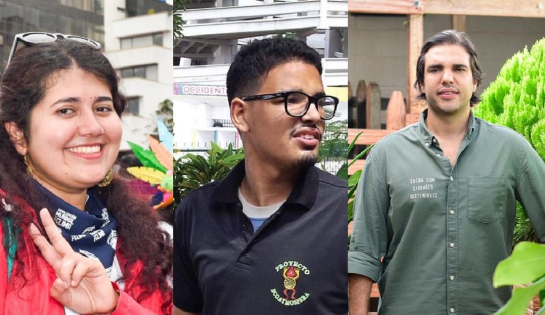 Xiomara Avendaño, Brandon Baquero y Alejandro Caiaffa Xiomara Avendaño, Brandon Baquero y Alejandro Caiaffa