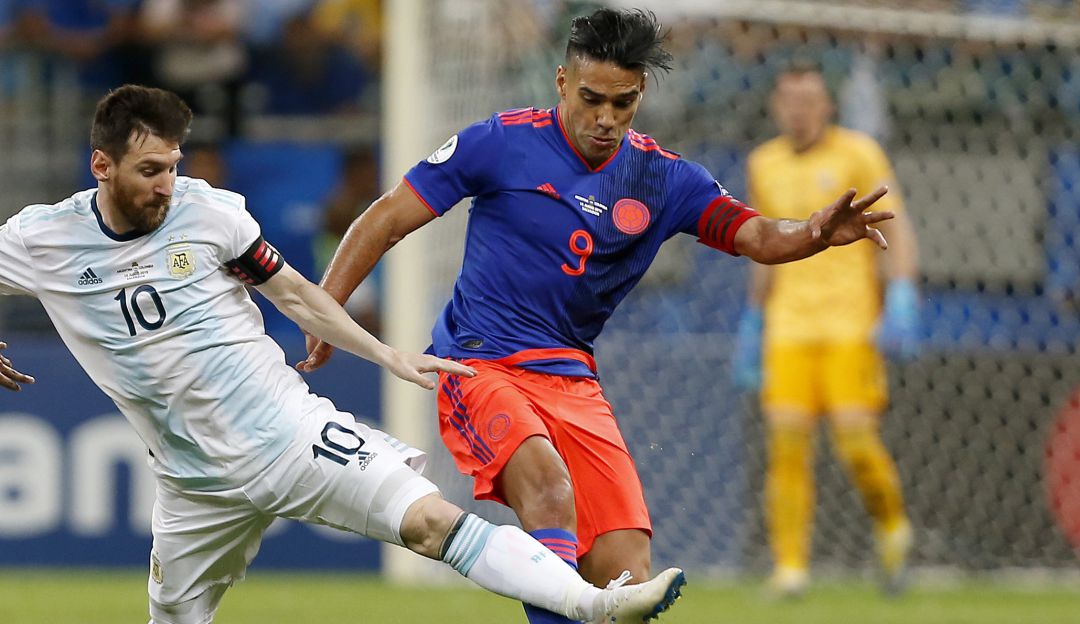 Falcao contra Argentina en la Copa América de Brasil 2019 Falcao contra Argentina en la Copa América de Brasil 2019