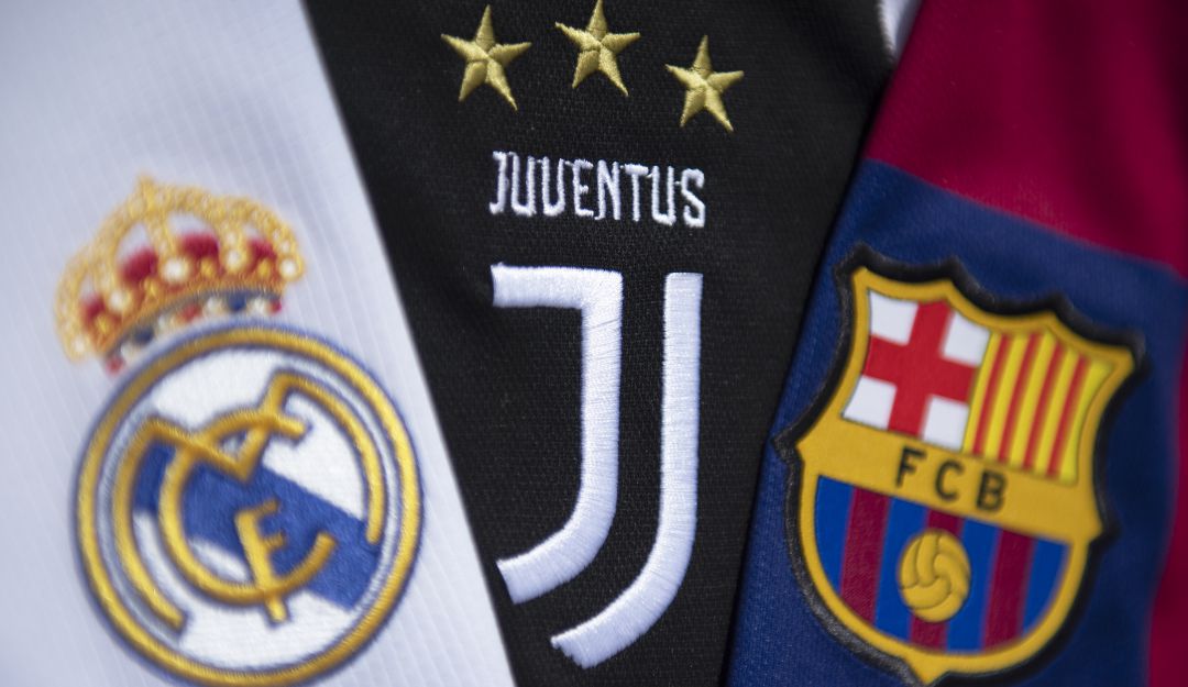 Real Madrid, Juventus y Barcelona Real Madrid, Juventus y Barcelona