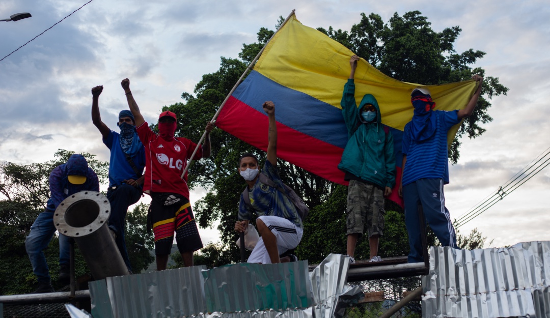 Foto de referencia, protestas en Colombia Foto de referencia, protestas en Colombia