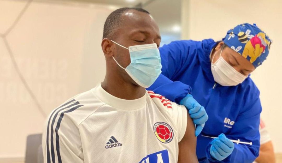 Vacunación a jugadores de la Selección Colombia Vacunación a jugadores de la Selección Colombia