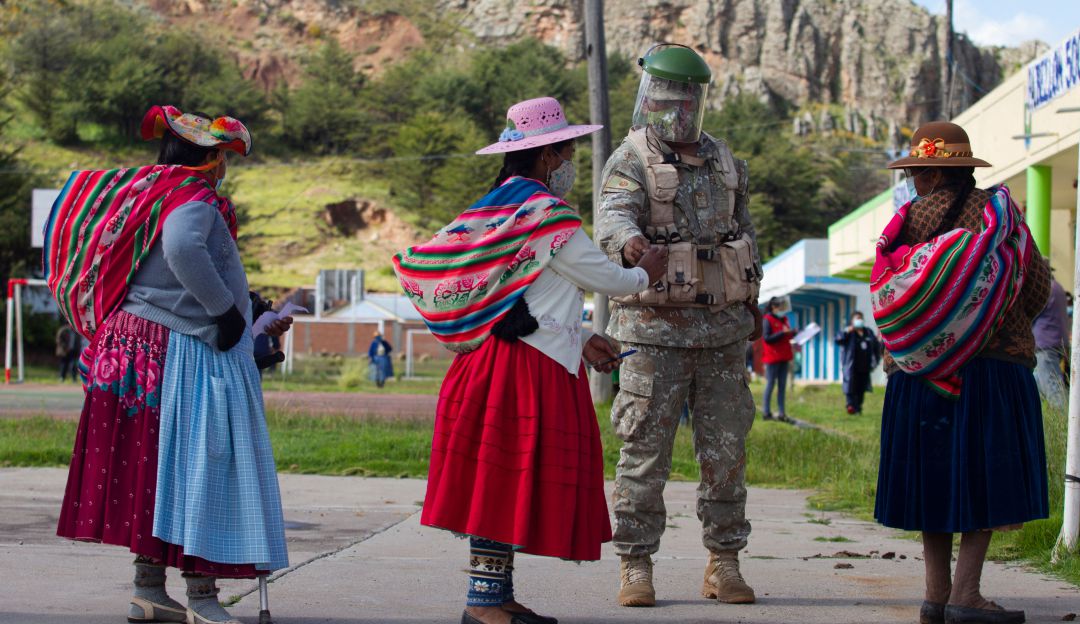 Las Fuerzas Militares han acompañado todo el proceso electoral peruano. Las Fuerzas Militares han acompañado todo el proceso electoral peruano.
