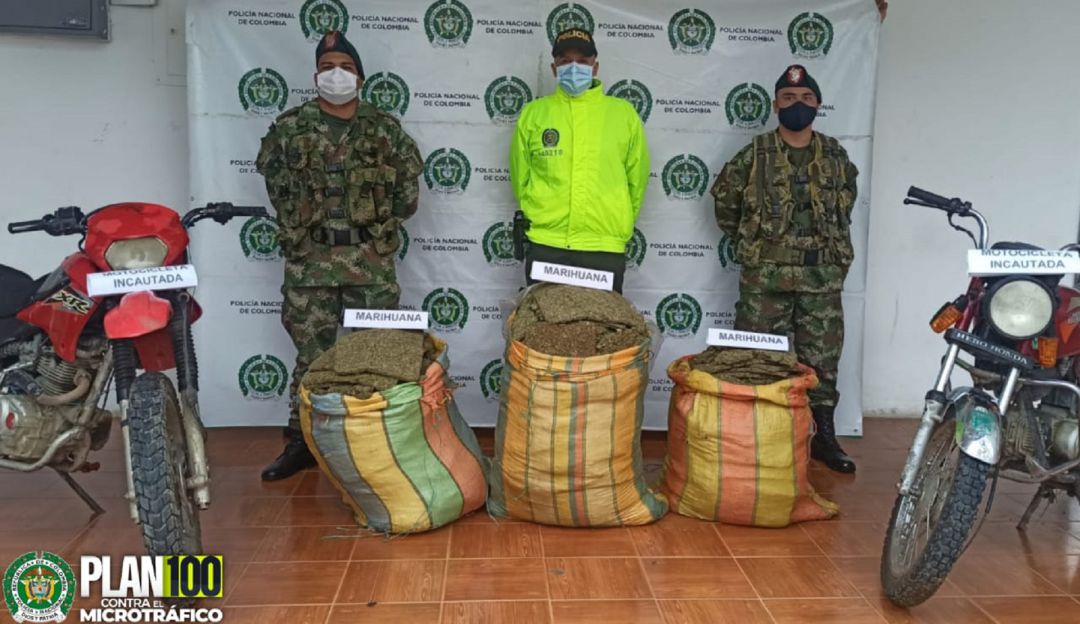 La droga tenía un costo superior a 100 millones de pesos. La droga tenía un costo superior a 100 millones de pesos.