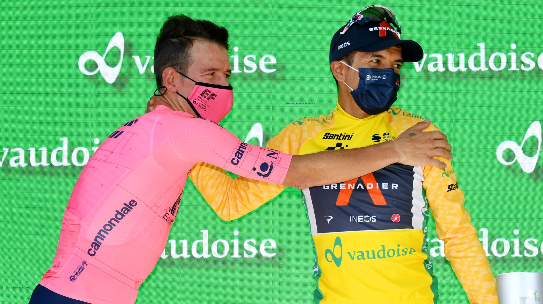 Rigoberto Urán se quedó con el segundo puesto de la Vuelta a Suiza