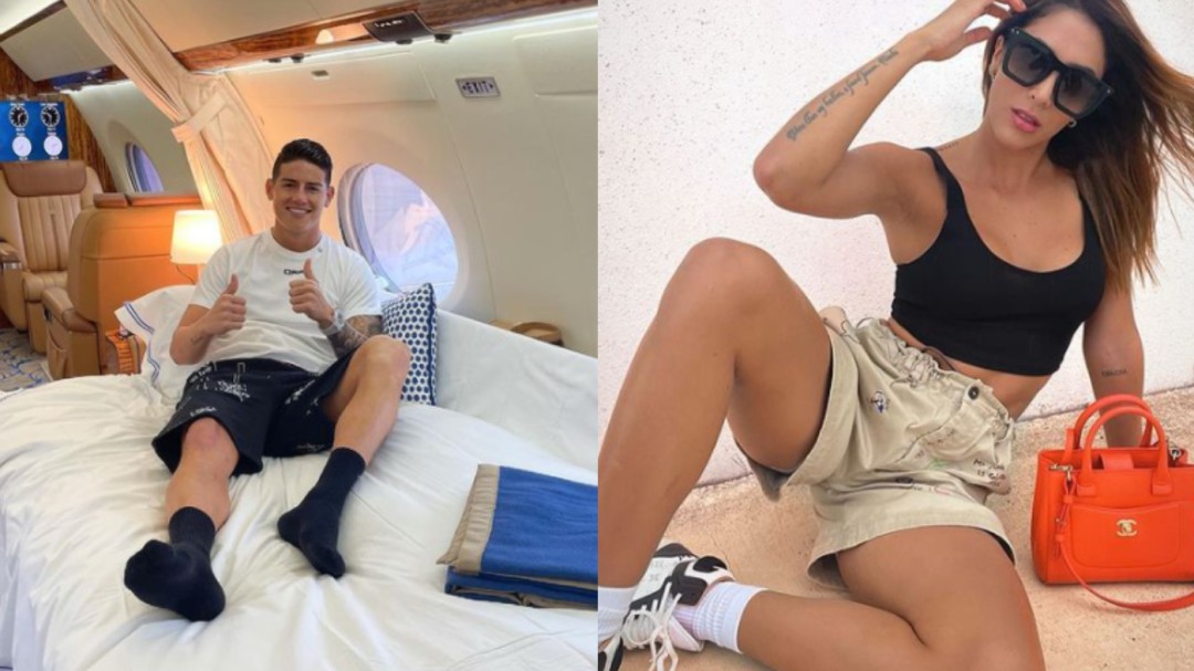 El tierno y privado video de James Rodríguez que compartió Daniela Ospina