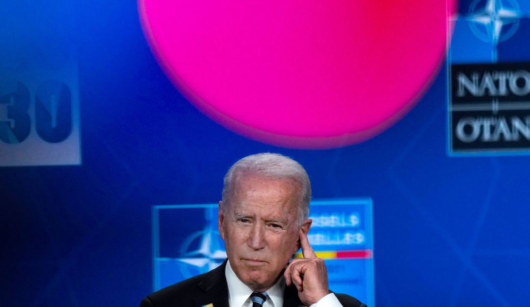 El presidente Joe Biden durante la cumbre de la OTAN El presidente Joe Biden durante la cumbre de la OTAN
