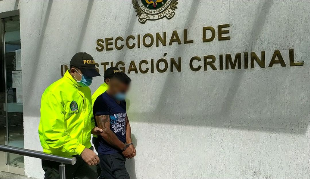 Captura de alias Perú, pesunto asesino de un joven en Villamaría Captura de alias Perú, pesunto asesino de un joven en Villamaría