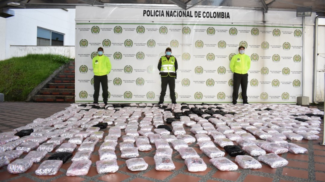 Incautan cargamento de más de 200 kg de marihuana en Dosquebradas