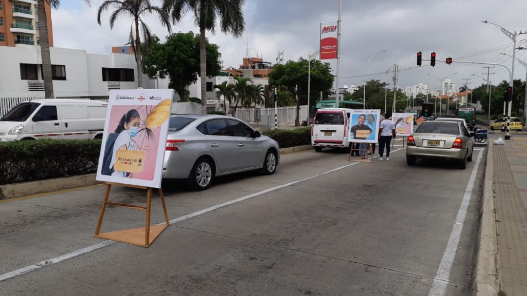 Iniciativa contra el trabajo infantil se toma semáforos en Barranquilla