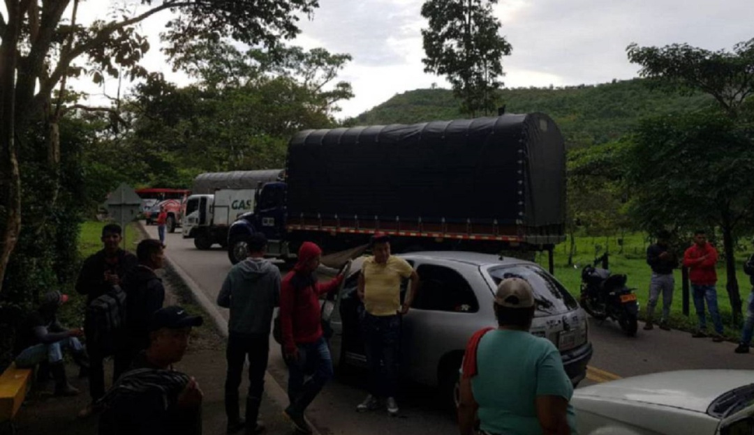Bloqueo de vías en Norte de Santander Bloqueo de vías en Norte de Santander