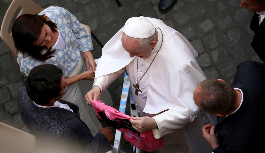 Encuentro Egan Bernal y papa Francisco Encuentro Egan Bernal y papa Francisco