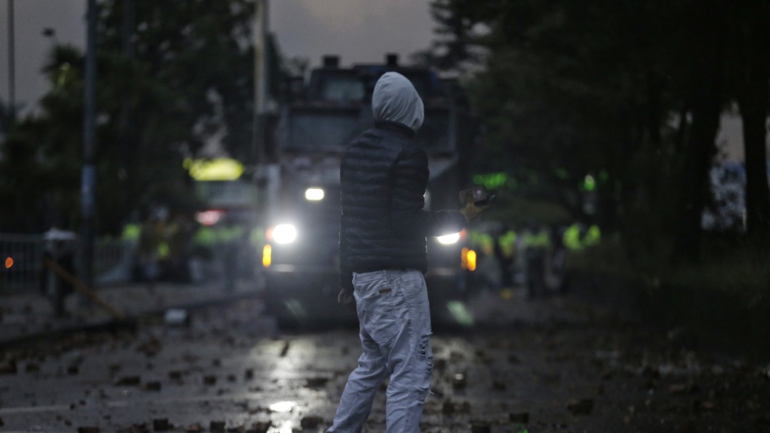 Joven recibió un disparo de arma traumática en medio de protestas
