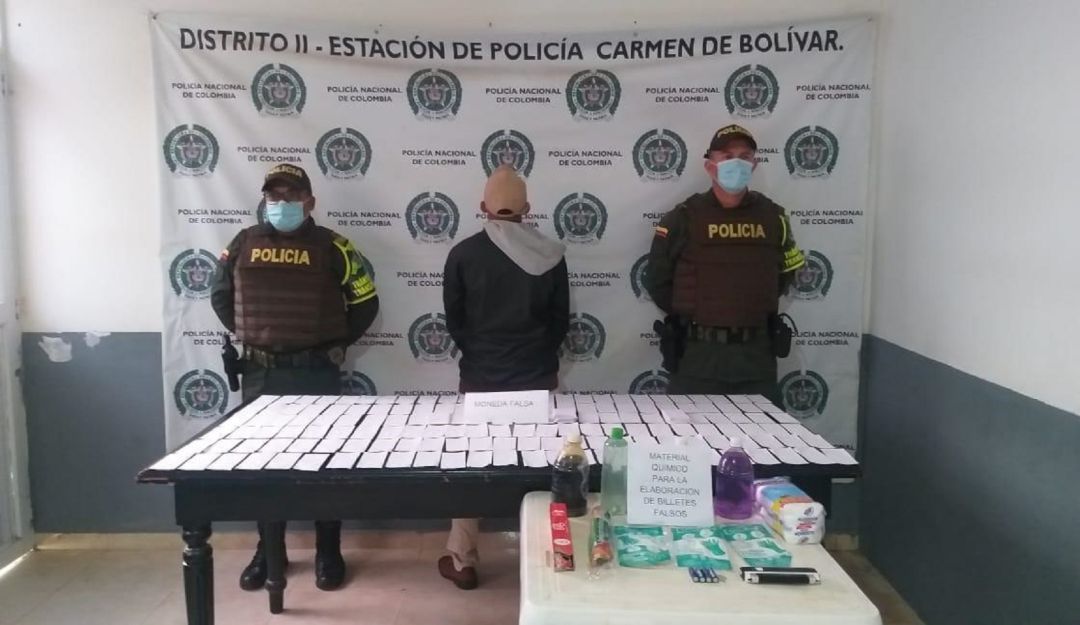 El hallazgo fue realizado en un puesto de control ubicado sobre la Troncal de Occidente, a la altura del municipio de El Carmen de Bolívar El hallazgo fue realizado en un puesto de control ubicado sobre la Troncal de Occidente, a la altura del municipio de El Carmen de Bolívar