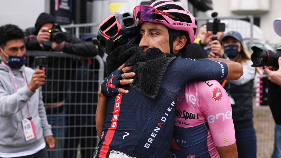 Daniel Felipe Martínez, elegido como mejor gregario del Giro de Italia 2021