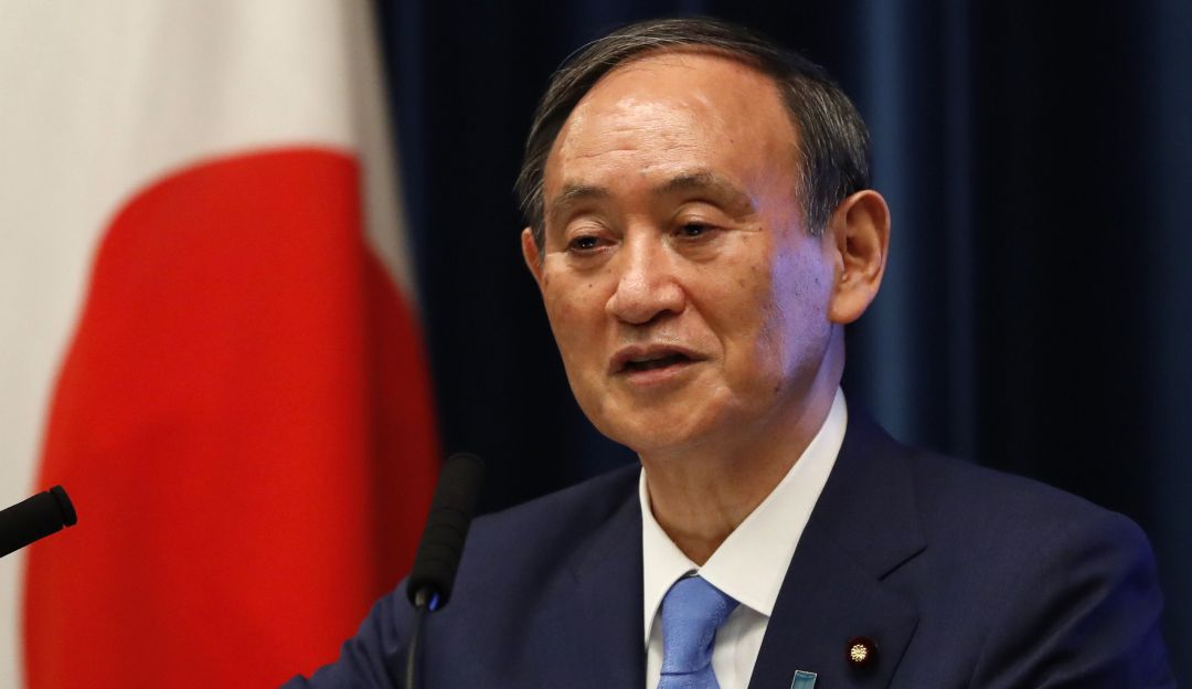 El primer ministro de Japón, Yoshihide Suga El primer ministro de Japón, Yoshihide Suga