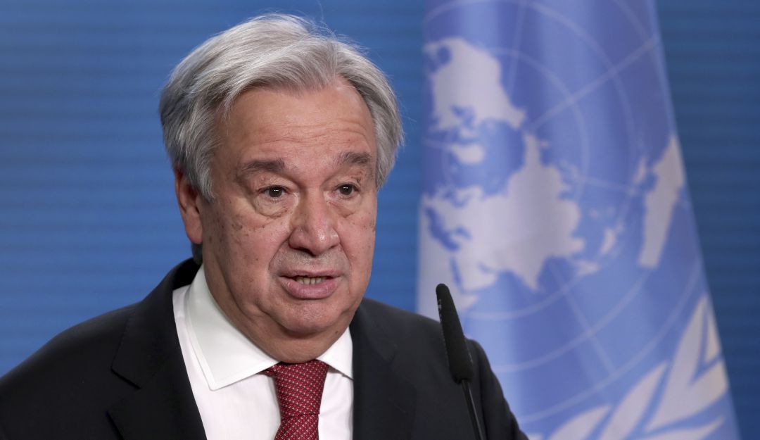 El secretario general de la ONU, Antonio Guterres El secretario general de la ONU, Antonio Guterres