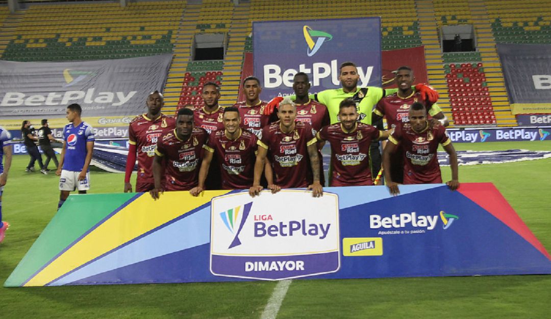 El once inicial del Tolima en la final de ida ante Millonarios. El once inicial del Tolima en la final de ida ante Millonarios.