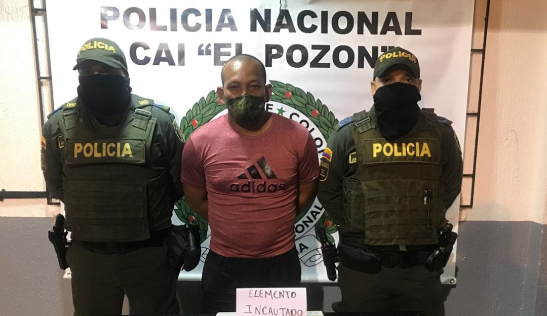 La detención se llevó a cabo en el sector Los Lagos del barrio El Pozón La detención se llevó a cabo en el sector Los Lagos del barrio El Pozón
