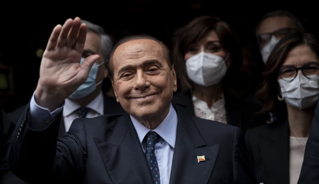 El político italiano Silvio Berlusconi El político italiano Silvio Berlusconi