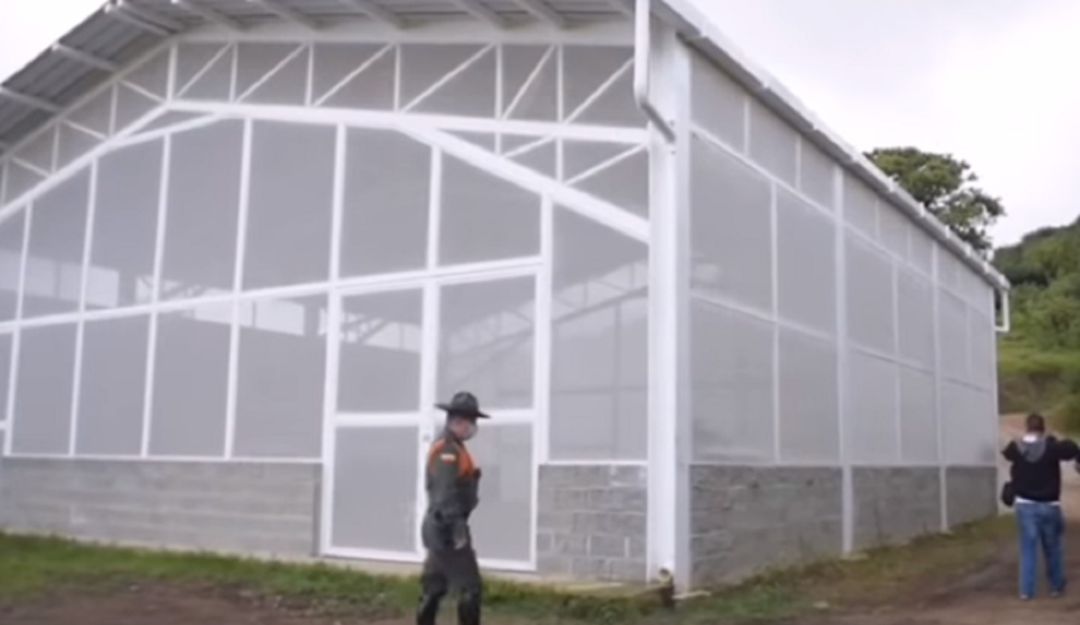 Esta bodega fue construida al parecer sin los permisos respectivos por mutinacional aguacatera Esta bodega fue construida al parecer sin los permisos respectivos por mutinacional aguacatera