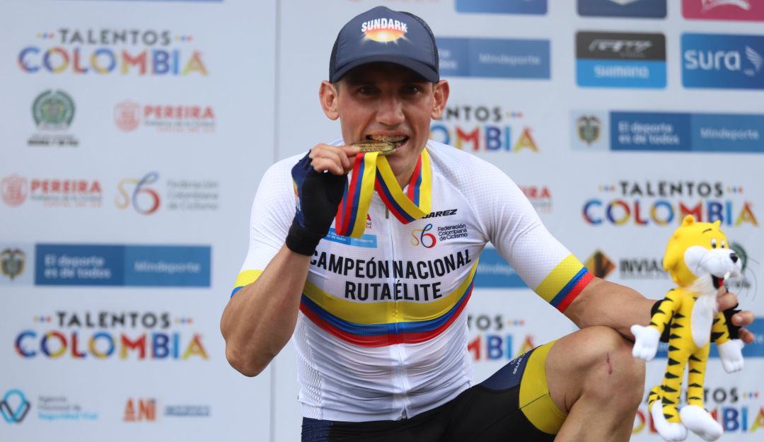 Aristóbulo Cala, nuevo campeón nacional de ruta. Aristóbulo Cala, nuevo campeón nacional de ruta.