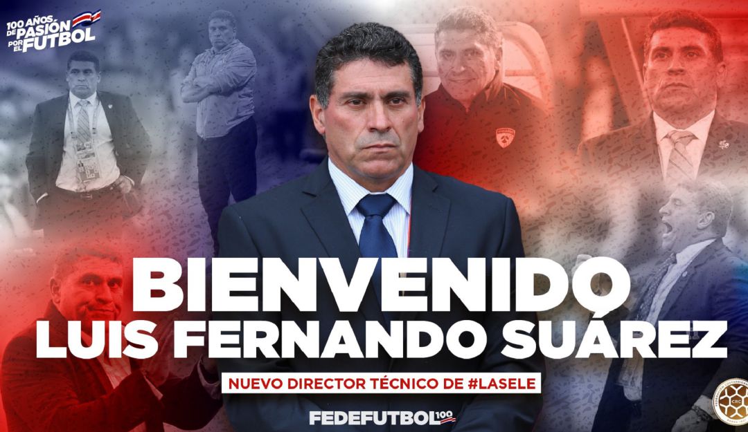 Luis Fernando Suárez es el nuevo DT de la Selección de Costa Rica Luis Fernando Suárez es el nuevo DT de la Selección de Costa Rica